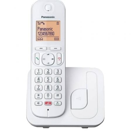 Teléfono Inalámbrico Panasonic KX - TGC250SPW/ Blanco - Tiensol