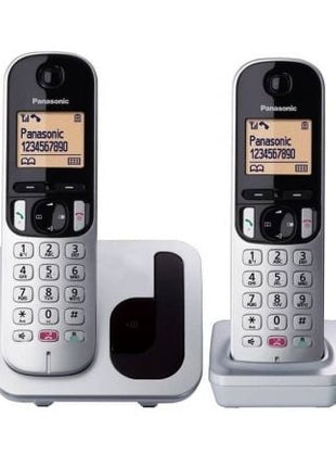 Teléfono Inalámbrico Panasonic KX - TGC252SPS/ Pack DUO/ Plata - Tiensol