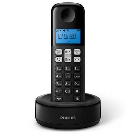 Teléfono Inalámbrico Philips D1611B/34/ Negro - Tiensol