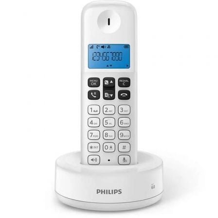 Teléfono Inalámbrico Philips D1611W/34/ Blanco - Tiensol