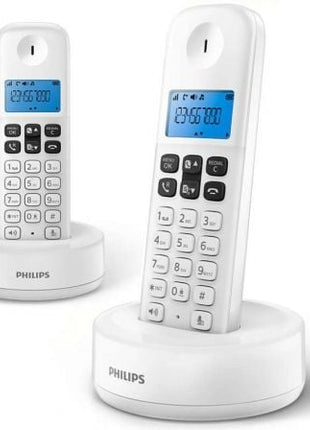 Teléfono Inalámbrico Philips D1612W/34/ Pack DUO/ Blanco - Tiensol