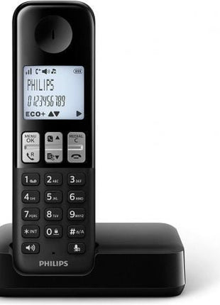 Teléfono Inalámbrico Philips D2501B/01/ Negro - Tiensol