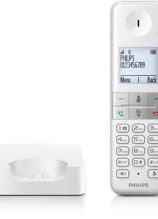 Teléfono Inalámbrico Philips D4701W/34/ Blanco - Tiensol