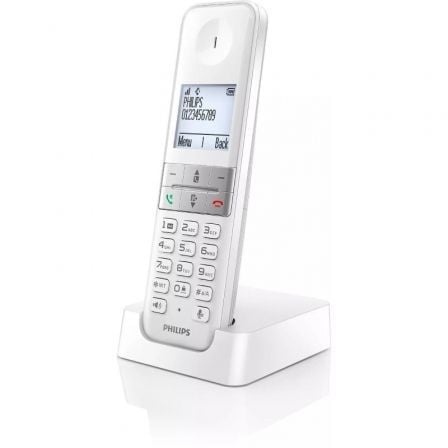 Teléfono Inalámbrico Philips D4701W/34/ Blanco - Tiensol