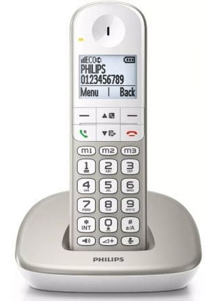 Teléfono Inalámbrico Philips XL4901S/23/ Plata y Blanco - Tiensol