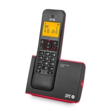 Teléfono Inalámbrico SPC Blade 7290RC1/ Rojo y Negro - Tiensol