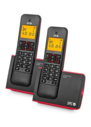 Teléfono Inalámbrico SPC Blade 7292RC2/ Pack DUO/ Rojo y Negro - Tiensol