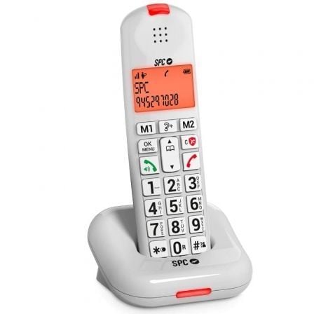 Teléfono Inalámbrico SPC Comfort Kairo/ Blanco - Tiensol