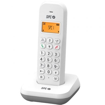 Teléfono Inalámbrico SPC Keops 7334B/ Blanco - Tiensol