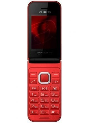 Teléfono Móvil Aiwa FP - 24RD para Personas Mayores/ Rojo - Tiensol