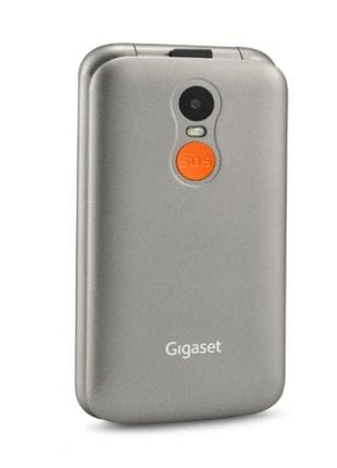 Teléfono Móvil Gigaset GL590 para Personas Mayores/ Plata Titanio - Tiensol