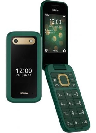 Teléfono Móvil Nokia 2660 Flip/ Verde - Tiensol