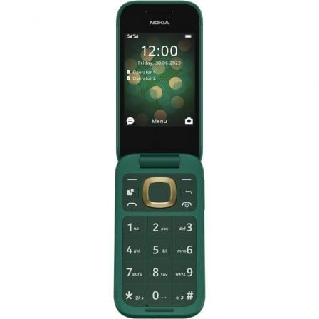 Teléfono Móvil Nokia 2660 Flip/ Verde - Tiensol