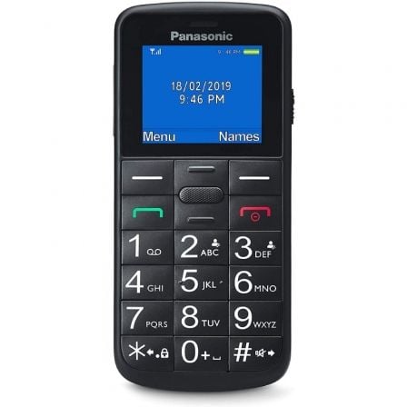 Teléfono Móvil Panasonic KX - TU110EXB para Personas Mayores/ Negro - Tiensol