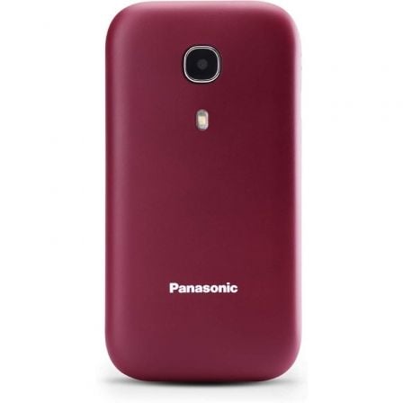 Teléfono Móvil Panasonic KX - TU400EXR para Personas Mayores/ Rojo Granate - Tiensol