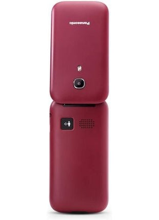 Teléfono Móvil Panasonic KX - TU400EXR para Personas Mayores/ Rojo Granate - Tiensol