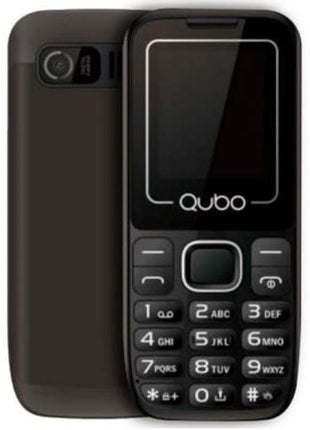 Teléfono Móvil Qubo P - 180BK para Personas Mayores/ Negro - Tiensol