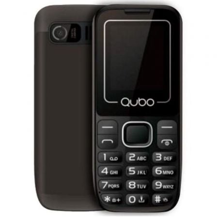 Teléfono Móvil Qubo P - 180BK para Personas Mayores/ Negro - Tiensol