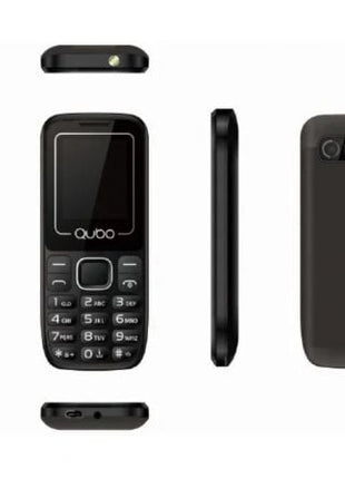 Teléfono Móvil Qubo P - 180BK para Personas Mayores/ Negro - Tiensol