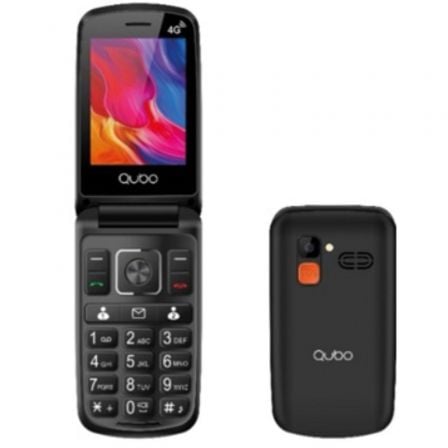 Teléfono Móvil Qubo P - 210NW 4G para Personas Mayores/ Negro - Tiensol