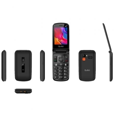 Teléfono Móvil Qubo P - 210NW 4G para Personas Mayores/ Negro - Tiensol