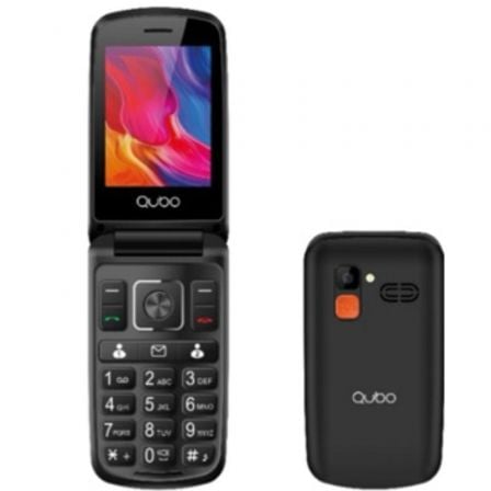 Teléfono Móvil Qubo P - 210NWBKC para Personas Mayores/ Negro - Tiensol