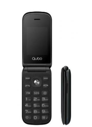 Teléfono Móvil Qubo X - 209BKMKII para Personas Mayores/ Negro - Tiensol