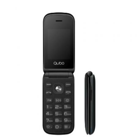 Teléfono Móvil Qubo X - 209BKMKII para Personas Mayores/ Negro - Tiensol