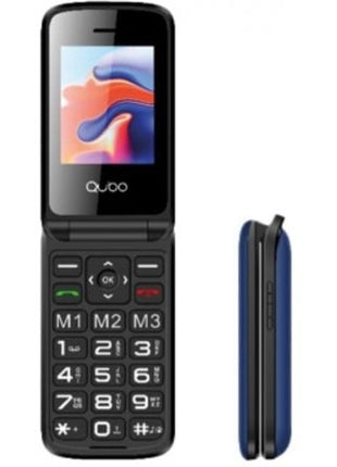 Teléfono Móvil Qubo X - 247BL para Personas Mayores/ Azul - Tiensol