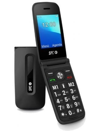 Teléfono Móvil SPC Titan para Personas Mayores/ Negro - Tiensol