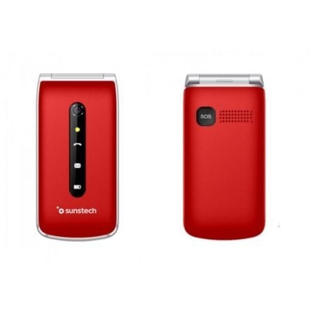 Teléfono Móvil Sunstech CELT18RD/ Rojo - Tiensol