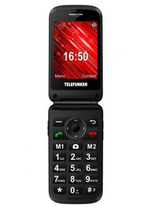 Teléfono Móvil Telefunken S430 para Personas Mayores/ Negro - Tiensol