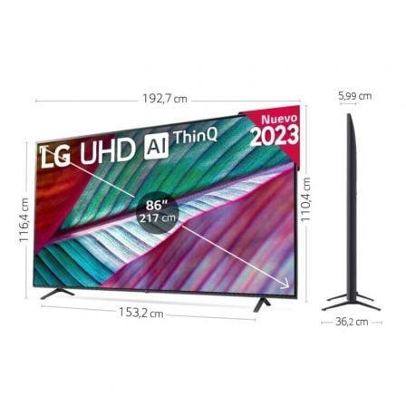 Televisor LG UHD 86UR78006LB 86'/ Ultra HD 4K/ Smart TV/ WiFi - Tiensol