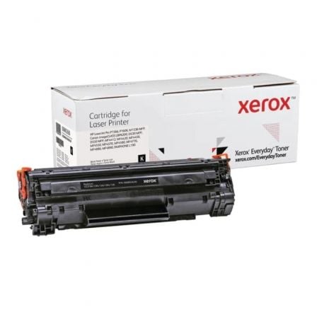 Tóner compatible Xerox 006R03630 compatible con HP CE278A/CRG - 126/CRG - 128/ 2100 páginas/ Negro - Tiensol