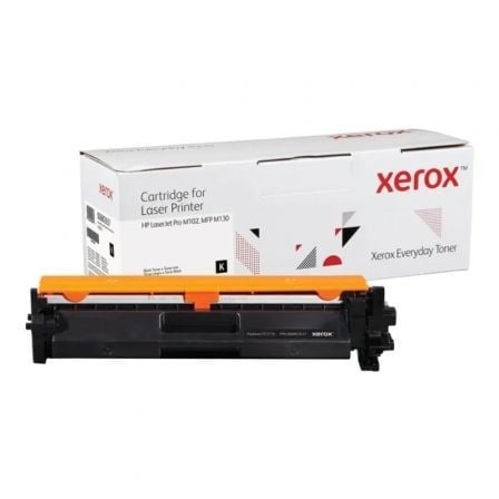 Tóner compatible Xerox 006R03637 compatible con HP CF217A/ 1600 páginas/ Negro - Tiensol