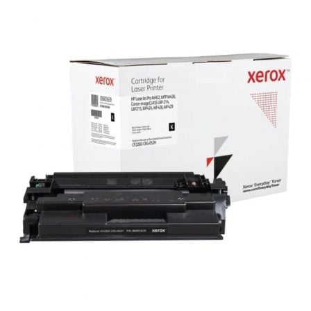 Tóner compatible Xerox 006R03639 compatible con HP CF226X/CRG - 052H/ 9000 páginas/ Negro - Tiensol