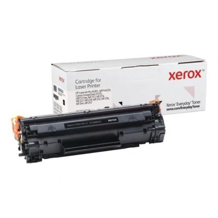 Tóner compatible Xerox 006R03651 compatible con HP CF283X/CRG - 137/ 2200 páginas/ Negro - Tiensol