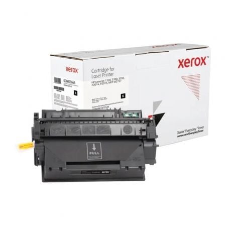 Tóner compatible Xerox 006R03666 compatible con HP Q5949X/Q7553X/ 6000 páginas/ Negro - Tiensol