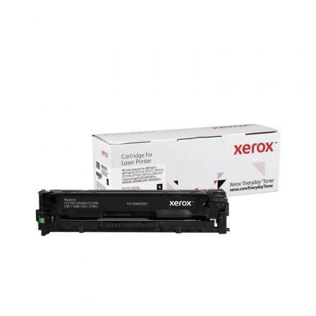 Tóner compatible Xerox 006R03807 compatible con HP CF210X/CB540A/CE320A/CRG - 116BK/CRG - 131BKH/ 2400 páginas/ Negro - Tiensol