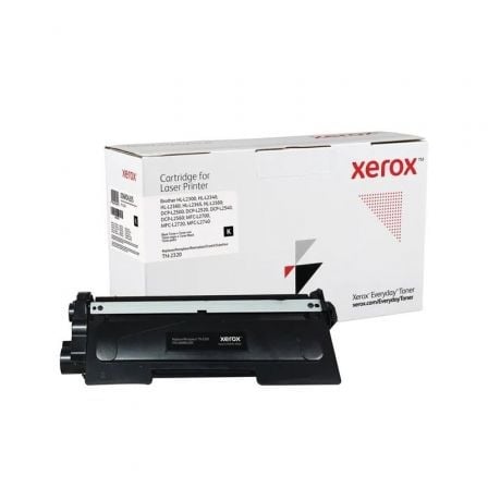 Tóner compatible Xerox 006R04205 compatible con Brother TN - 2320/ 2600 páginas/ Negro - Tiensol