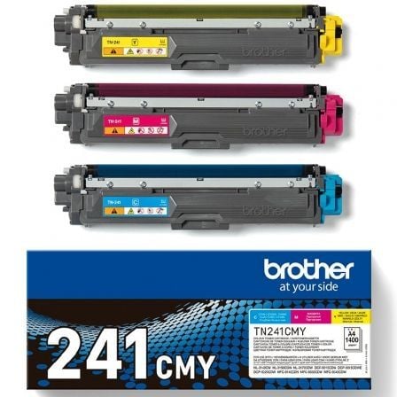 Tóner Original Brother TN241CMY Multipack/ Cian/ Magenta/ Amarillo - Tiensol