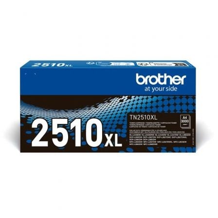 Tóner Original Brother TN2510XL Alta Capacidad/ Negro - Tiensol