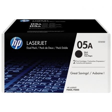 Tóner Original HP nº05A Multipack/ 2x Negro - Tiensol