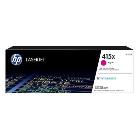 Tóner Original HP nº415X XL Alta Capacidad/ Magenta - Tiensol