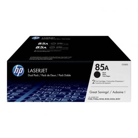 Toner Original HP nº85A Multipack/ 2x Negro - Tiensol