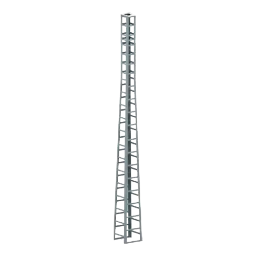 Torre Cuatripata Bornay P-750 12 m con Puntera - Accesorios de Aerogeneradores