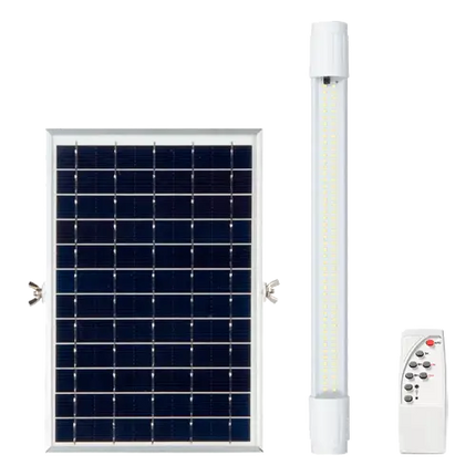 Tubo LED Solar 50cm 800 Lúmenes | Control Remoto - Tiensol