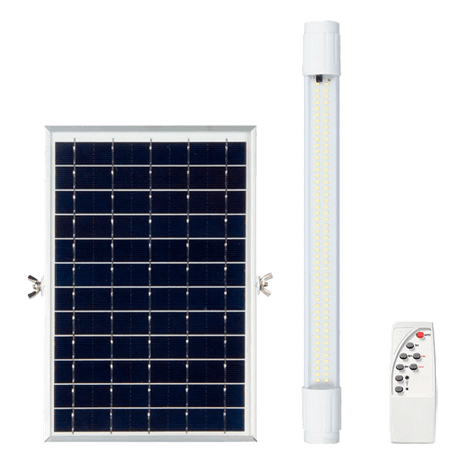 Tubo LED Solar 50cm 800 Lúmenes | Control Remoto - Tiensol