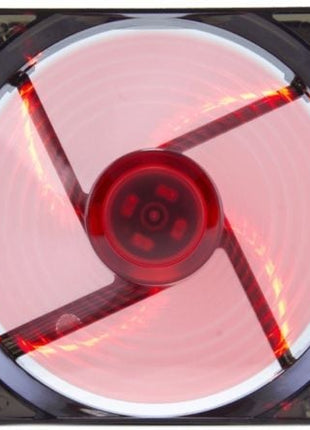 Ventilador Nox Coolfan 120 LED/ 12cm/ Rojo - Tiensol