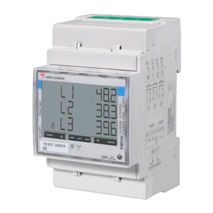 Wallbox Power Meter Trifásico 250A Carlo Gavazzi EM330 - Accesorios de Cargadores VE
